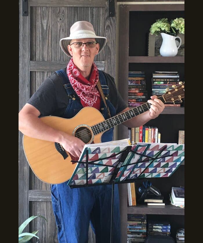 Wylie playing guitar solo